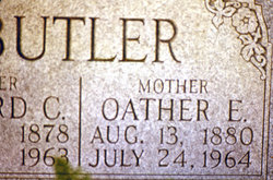 Oather Elizabeth <I>McIntosh</I> Butler 