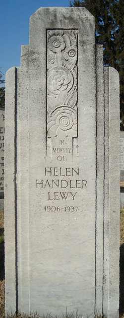 Helen <I>Handler</I> Lewy 