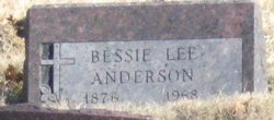 Bessie Lee <I>Stockton</I> Anderson 