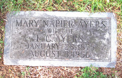 Mary Margaret <I>Napier</I> Ayers 