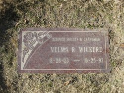 Velma Ruth <I>Croft</I> Wickerd 