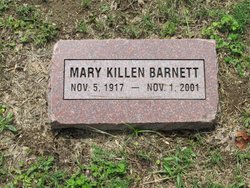 Mary <I>Killen</I> Barnett 