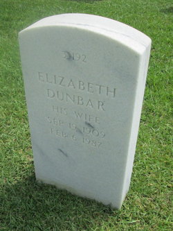 Elizabeth Flowers “Lizzie” <I>Dunbar</I> Allen 