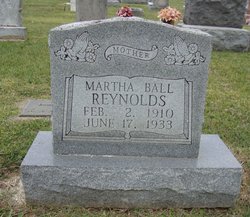 Martha <I>Ball</I> Reynolds 