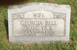 Georgia Belle <I>Rose</I> Vick 
