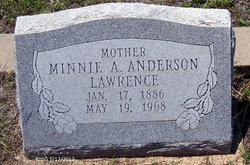 Minnie Ann <I>Polson</I> Anderson Lawrence 