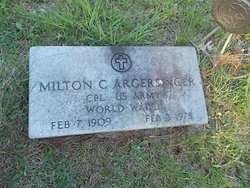 Milton C Argersinger 