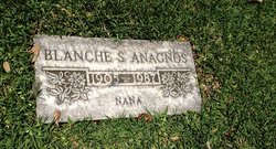 Mary Blanche “Blanche” <I>Sibley</I> Anagnos 