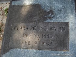 Susan Clara <I>Pound</I> Baird 