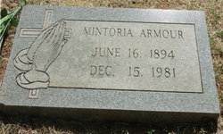 Mintoria “Mint” <I>Allred</I> Armour 