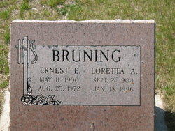 Ernest Edward “Ernst Eduard” Bruning Sr.