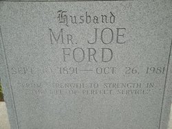 Joseph R “Joe” Ford 