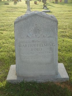 Martha A. <I>Fleming</I> Ford 