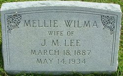 Mellie Wilma <I>Connell</I> Lee 