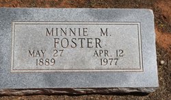 Minnie M. <I>Baker</I> Foster 