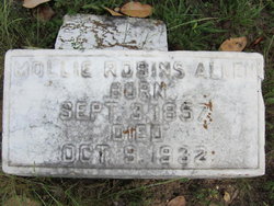 Mollie <I>Robins</I> Allen 