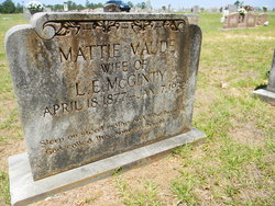 Mattie Maude <I>Leshe</I> McGinty 
