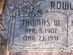 Thomas Wendell Rowley 