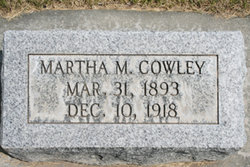 Martha Sylvia <I>McDonald</I> Cowley 