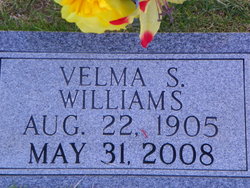 Velma Sarah <I>Shotts</I> Williams 