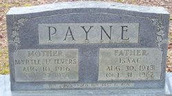 Myrtle <I>Lefevers</I> Payne 