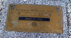 Australia “Aut” <I>McMillian</I> Shore 