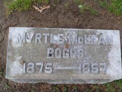 Myrtle <I>McLean</I> Boggs 