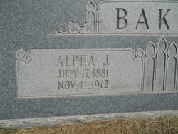 Alpha <I>Bradley</I> Baker 