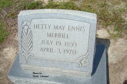 Hetty May <I>Ennis</I> Merrill 