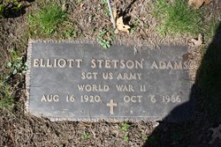 Sgt Elliott Stetson Adams 