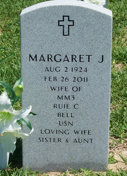 Mrs Margaret Elizabeth “Maggie” <I>Jeffries</I> Bell 