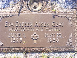 Eva Gertruce <I>Osteen</I> Aiken Gray 