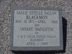Infant Daughter Blackmon 