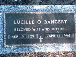 Lucille O <I>Betz</I> Bangert 