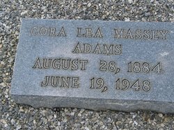 Cora Lea “Lee” <I>Massey</I> Adams 