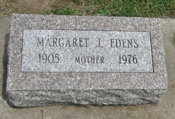 Margaret Jane “Maggie” <I>Crum</I> Edens 
