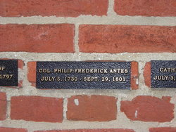 Col Philip Frederick Antes 