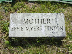 Zilpha Maria “Effie” <I>Myers</I> Fenton 