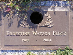 Ernestine <I>Watson</I> Floyd 