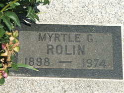 Myrtle G. <I>Stephens</I> Rolin 