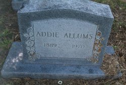 Addie Ida <I>Collins</I> Allums 