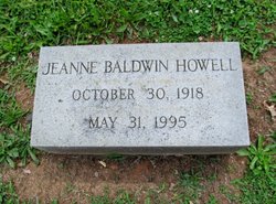 Jeanne Elliott <I>Baldwin</I> Howell 