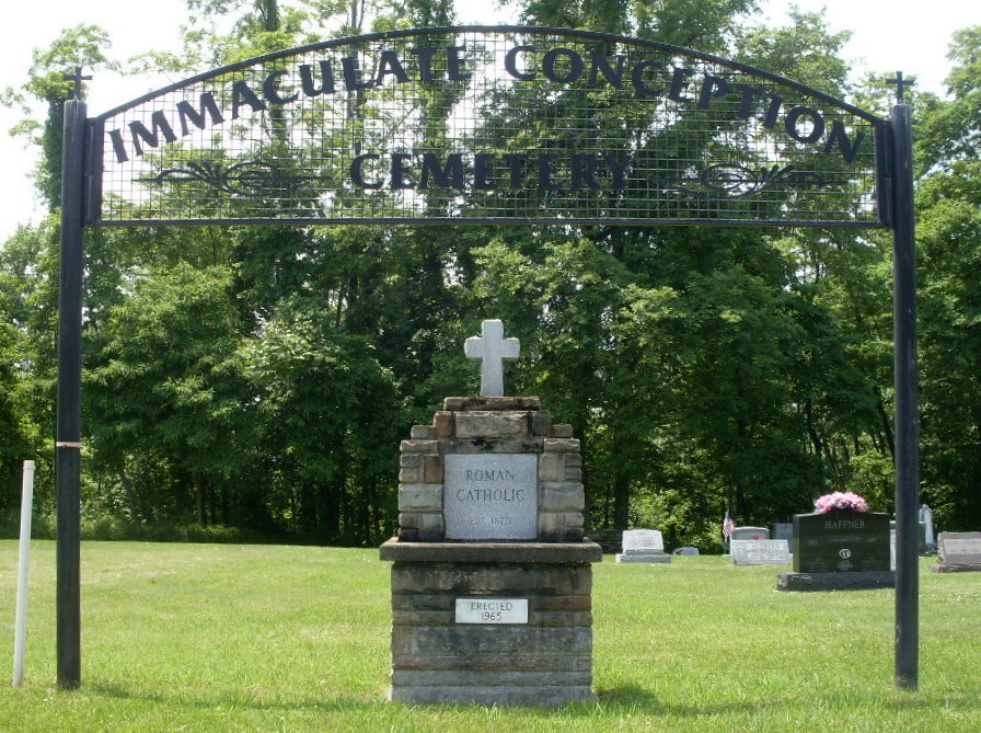 Image result for immaculate conception cemetery ozark, ohio"