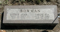 Luther Dean Bowman 