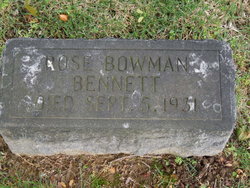 Rose <I>Bowman</I> Bennett 