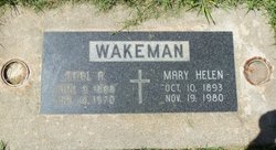 Mary Helen <I>Giles</I> Wakeman 