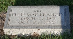 Elsie Mae <I>Guy</I> Francis 