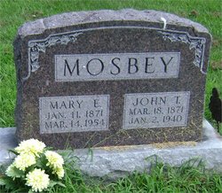 Mary Ellen “Ella” <I>Jones</I> Mosbey 