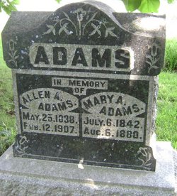 Mary Abigail <I>Morlan</I> Adams 