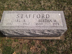 Bertha M. <I>Gibson</I> Stafford 